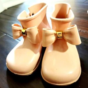 Like new mini Melissa rain boots!